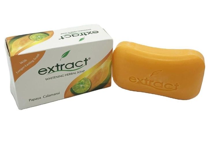 Extract whitening soap