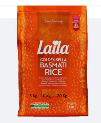 Laila golden sella basmati rice