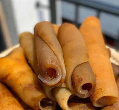 Dried cow skin ponmo