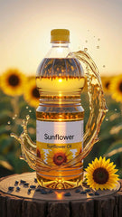 Pure refined sunflower oil