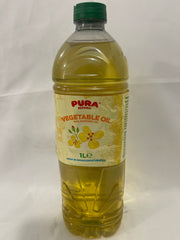 Pura refined vegetable oil 1L