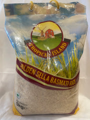 Tropical island golden sella basmati rice 5kg