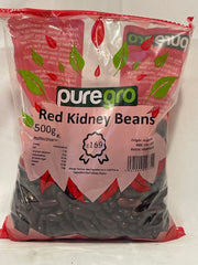 Puregro red kidney beans 500g